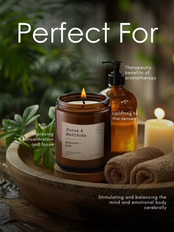 100% Natural Wax | Non-Toxic, Clean Burning Candles
